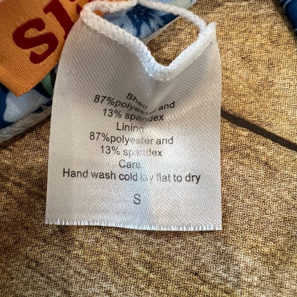 SISTER SWIM Cait Bikini Top in Blue Hawaiian - Picture 5 of 5